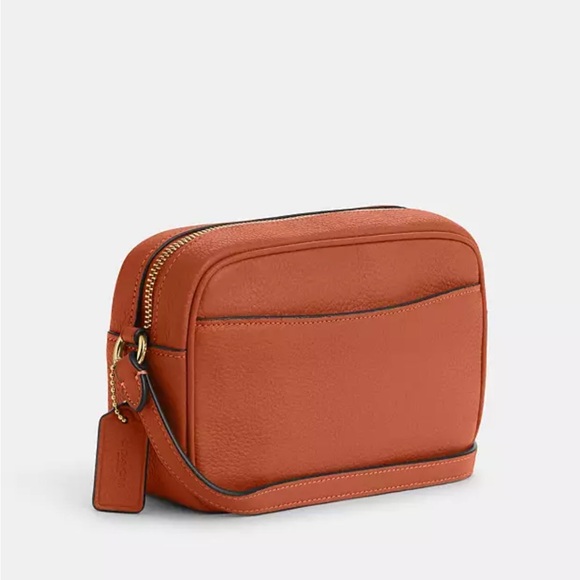 COACH NWT Mini Jamie Camera Bag Sunset Colour Cross Body Purse Pebble Leather - Picture 2 of 8